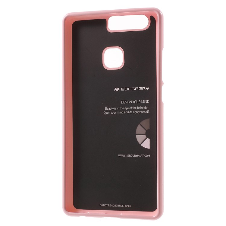 MERCURY GOOSPERY for Huawei P9 Plus Glitter Powder TPU Gel Case - Pink-4