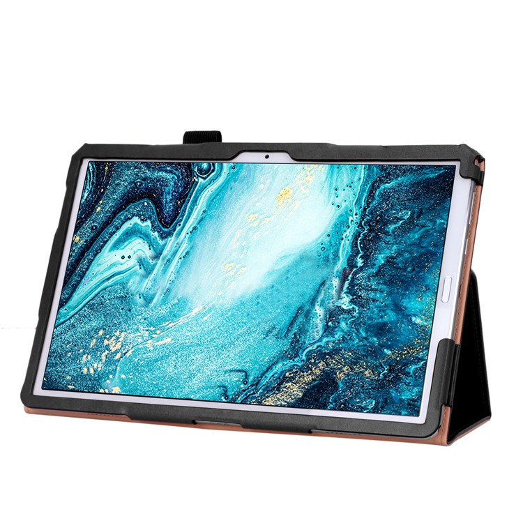 Card Slots PU Leather Stand Tablet Case with Elastic Hand Strap for Huawei MediaPad M6 10.8-inch - Black-8