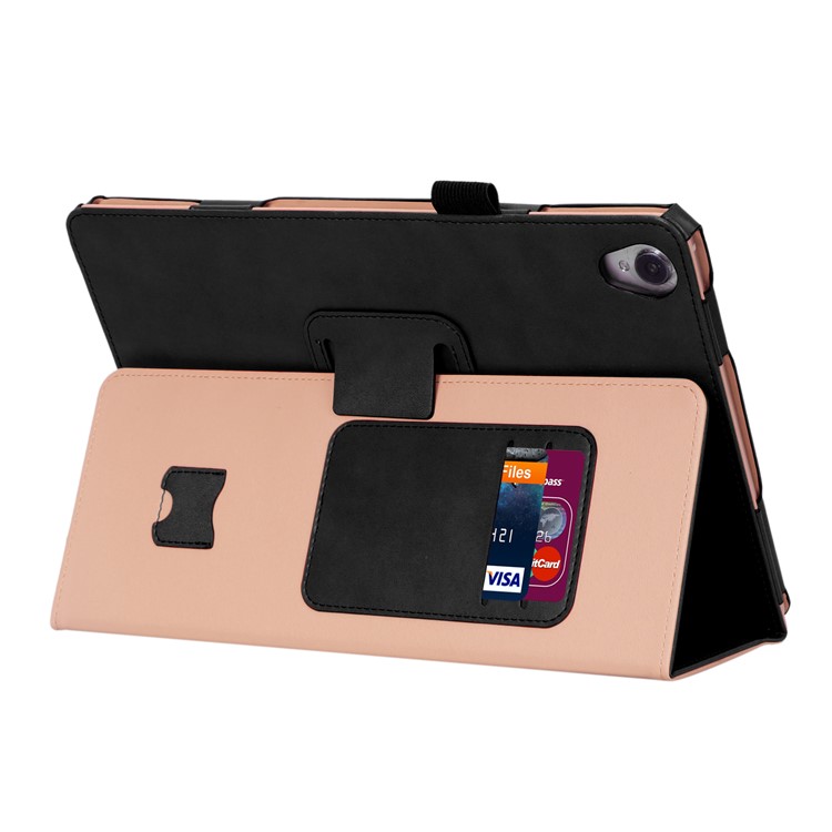 Card Slots PU Leather Stand Tablet Case with Elastic Hand Strap for Huawei MediaPad M6 10.8-inch - Black-9