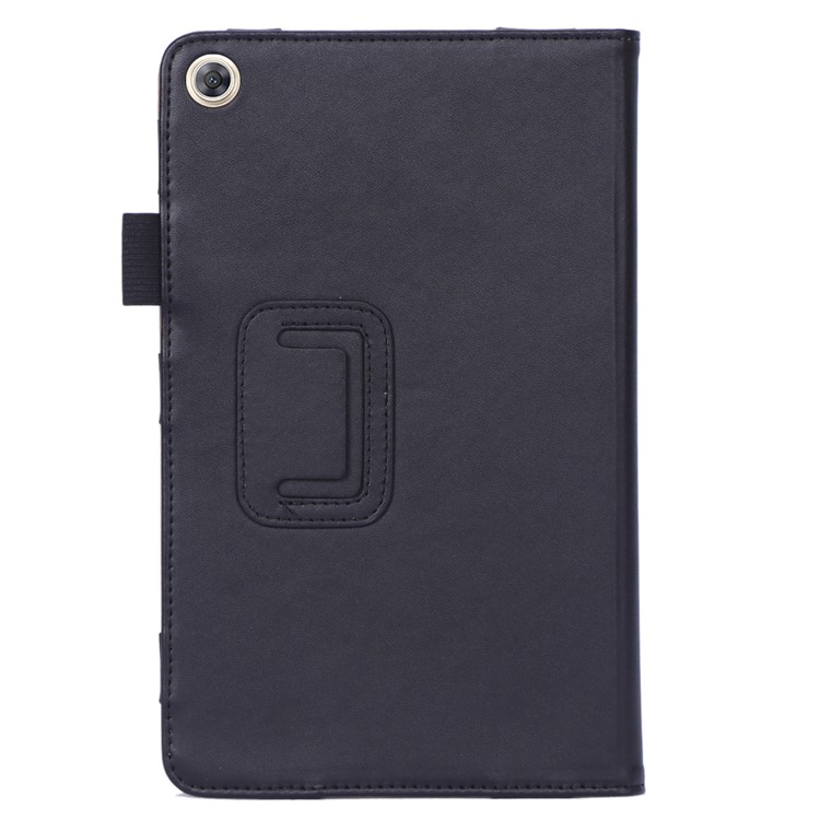 Card Slots Stand PU Leather Tablet Case with Elastic Hand Strap for Huawei MediaPad M5 Lite 8/Honor Pad 5 8 - Black-4