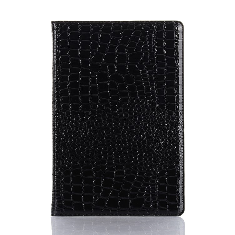 Crocodile Surface Wallet Stand Leather Tablet Casing Cover for Huawei MediaPad M6 10.8-inch - Black-1