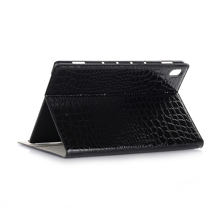 Crocodile Surface Wallet Stand Leather Tablet Casing Cover for Huawei MediaPad M6 10.8-inch - Black-3