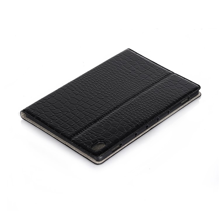 Crocodile Surface Wallet Stand Leather Tablet Casing Cover for Huawei MediaPad M6 10.8-inch - Black-4