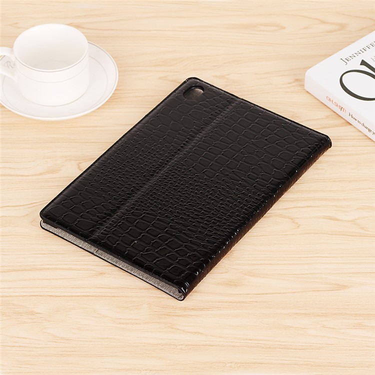 Crocodile Surface Wallet Stand Leather Tablet Casing Cover for Huawei MediaPad M6 10.8-inch - Black-7