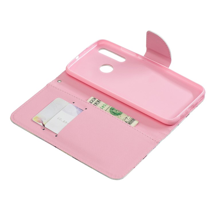 Escudo Do Telefone De Couro Com Concha Do Telefone Tira Para Huawei Honor 20i / 10i / Desfrutar 9 S / Honra 20 Lite / P Inteligente + 2019 / Maimang 8 - Pintura Colorida-5