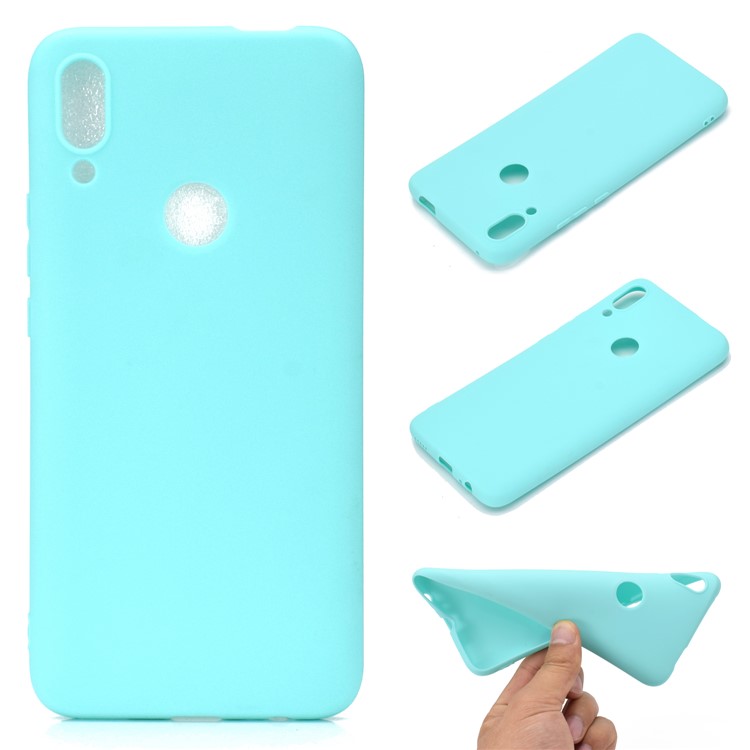 Achetez Coloration Solide Tpu Givree Tpu Coquille De Telephone Portable Pour Huawei P Intelligent Z Bebe Bleu De Chine Tvc Mall Com