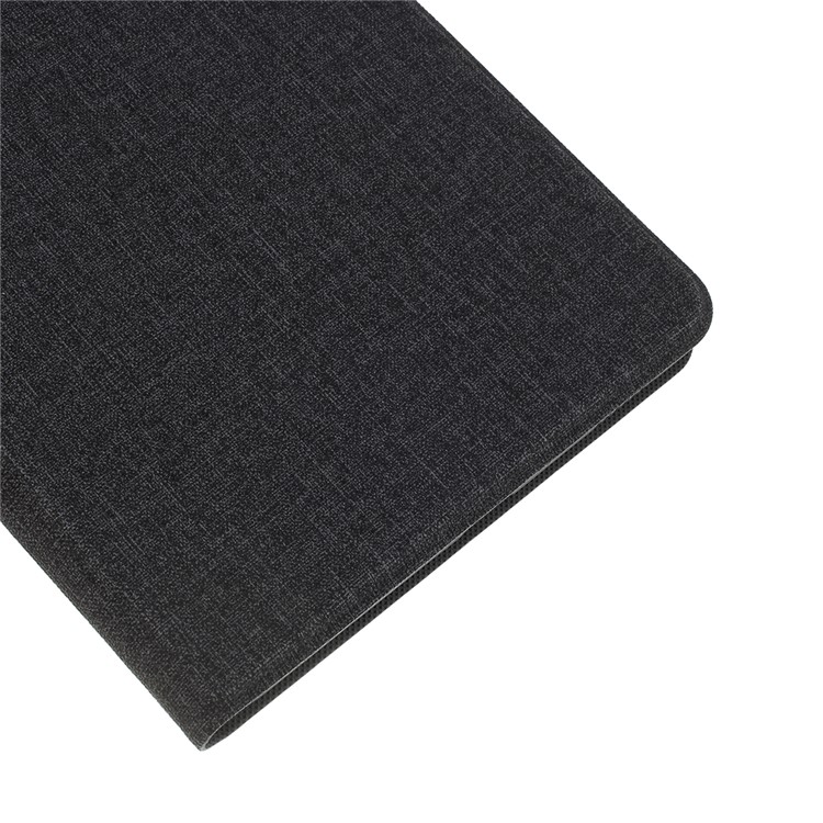 Custodia In Pelle Con Struttura In Tessuto Per Huawei Mediapad M6 Da 8,4 Pollici - Nero-4