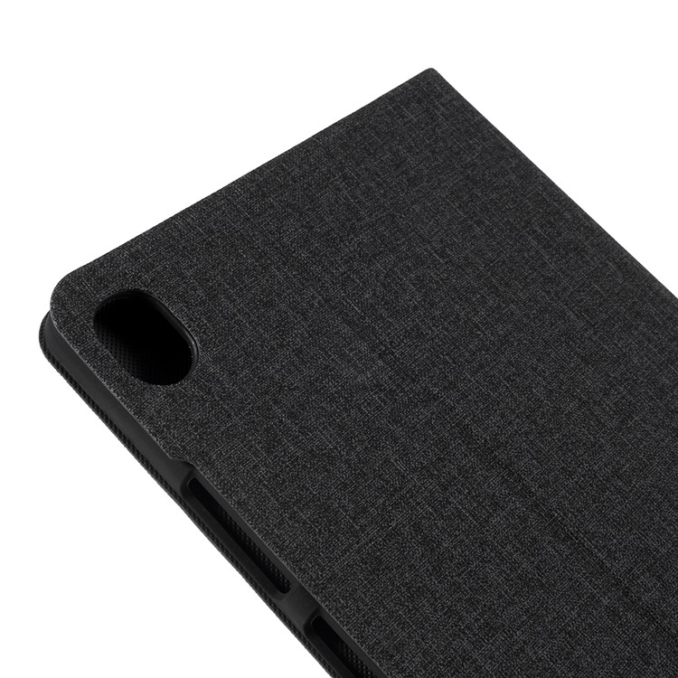 Custodia In Pelle Con Struttura In Tessuto Per Huawei Mediapad M6 Da 8,4 Pollici - Nero-5