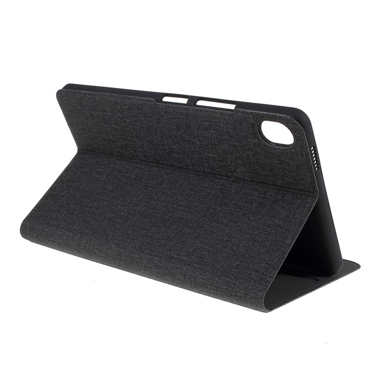 Custodia In Pelle Con Struttura In Tessuto Per Huawei Mediapad M6 Da 8,4 Pollici - Nero-7