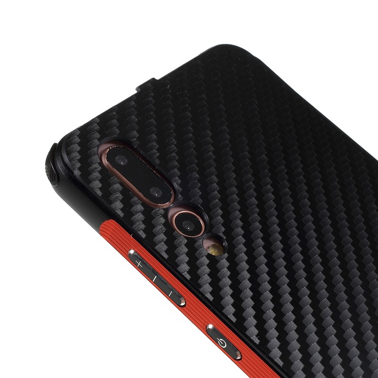 Detachable 2-in-1 Electroplating Phone Case for Huawei P20 Pro - Red-4