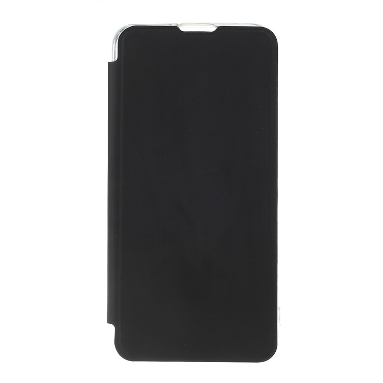 For Huawei P30 Lite/nova 4e Ultra with Mirror Leather Phone Case - Black-1
