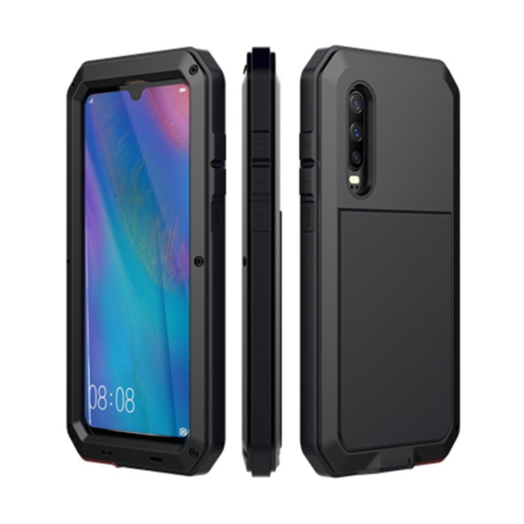 Metal Tank Waterproof Phone Case for Huawei P30 - Black-2