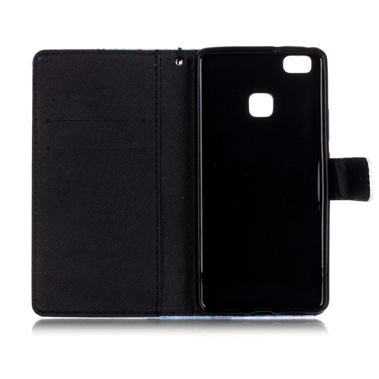 Patterned Leather Magnetic Cover for Huawei P9 Lite - Do not Touch My Phone-7