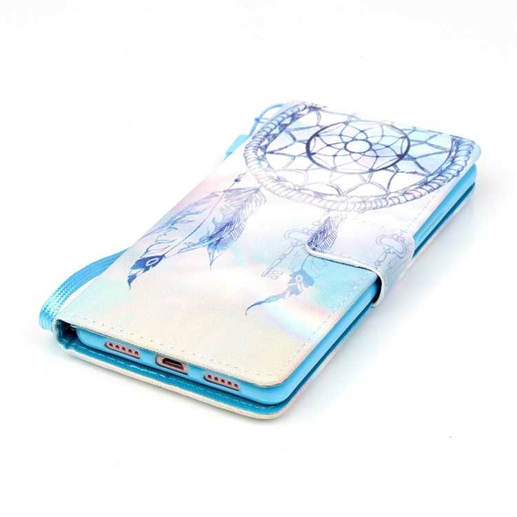 Patterned Leather Wallet Phone Case for Huawei P9 Lite - Dream Catcher-4