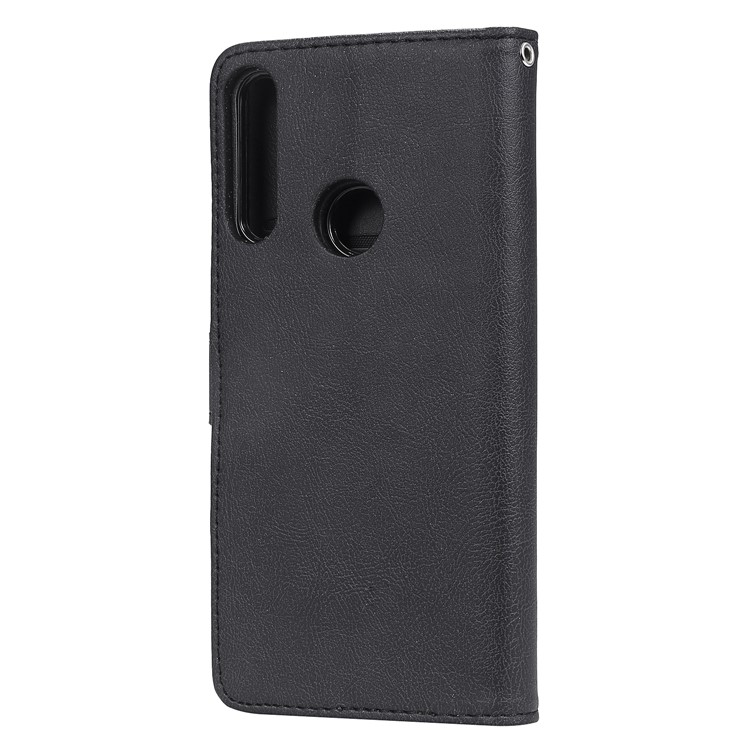 Magnetic Detachable 2-in-1 Leather Wallet Case for Huawei P Smart Z / Y9 Prime 2019 - Black-3