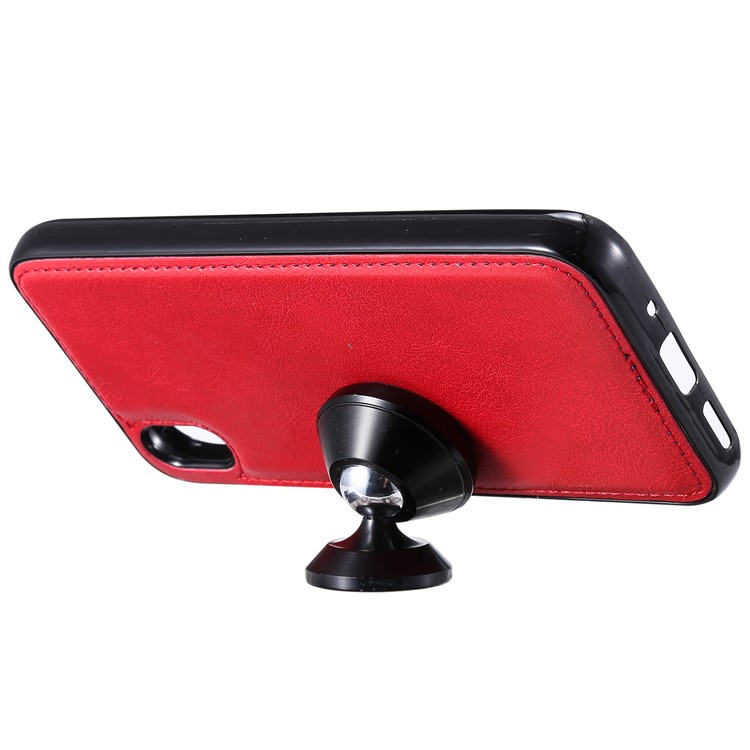 Magnetic Detachable 2-in-1 Leather Wallet Stand Shell for Huawei Honor 8S/Y5 (2019) - Red-6