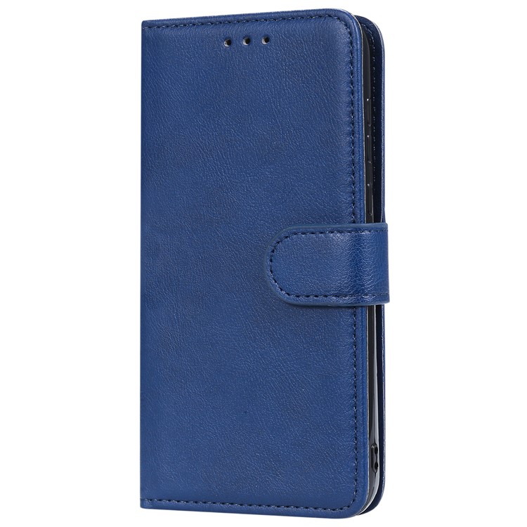 Magnétique KT Leath Series-3 Shel de Support de Portefeuille en Cuir 2-en-1 Détachable Pour Huawei Honor 8s / y5 (2019) - Bleu