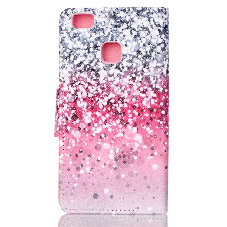 Cross Pattern Magnetic Leather Stand Case for Huawei P9 Lite - Colorized Pattern-2