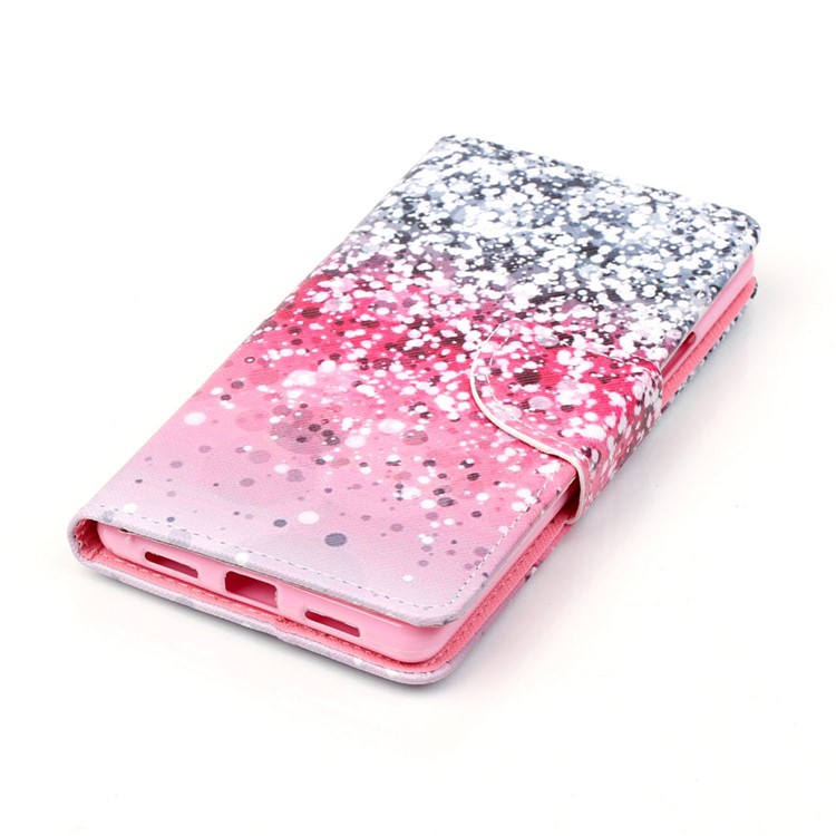 Cross Pattern Magnetic Leather Stand Case for Huawei P9 Lite - Colorized Pattern-3
