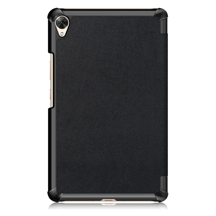 Tri-fold Stand Smart Leather Case for Huawei MediaPad M6 8.4-inch - Black-3