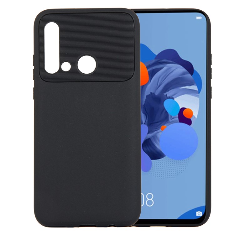 Armour Series Phone Case Soft TPU Case Shell for Huawei P20 lite (2019) / nova 5i - Black-1