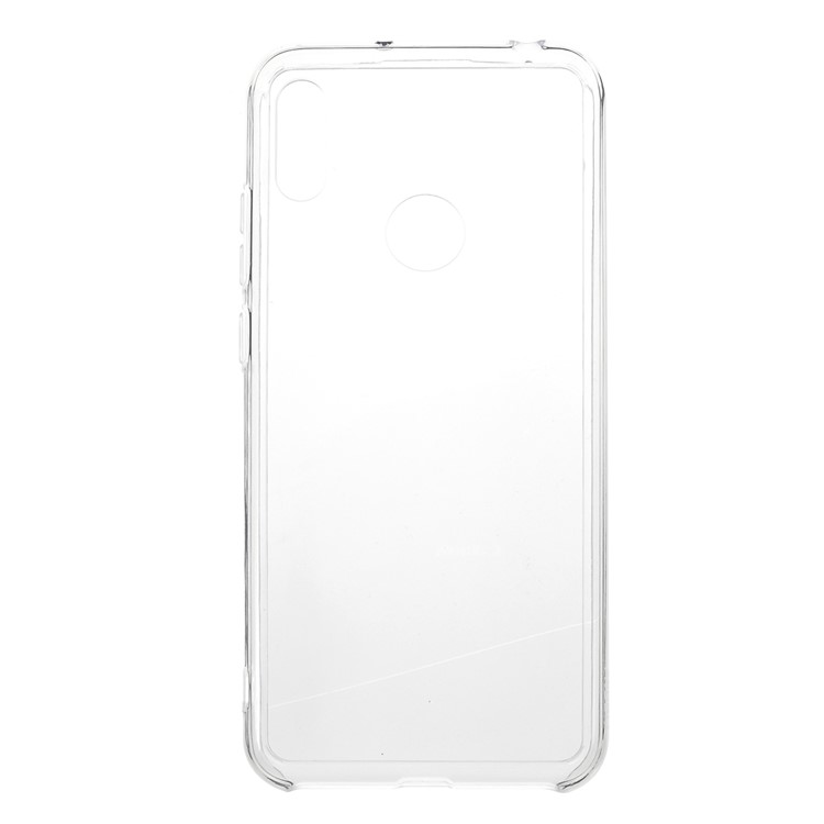 Clear Acrylic + TPU Hybrid Phone Cover for Huawei Y6 (2019, with Fingerprint Sensor)/Y6 Prime (2019)-1