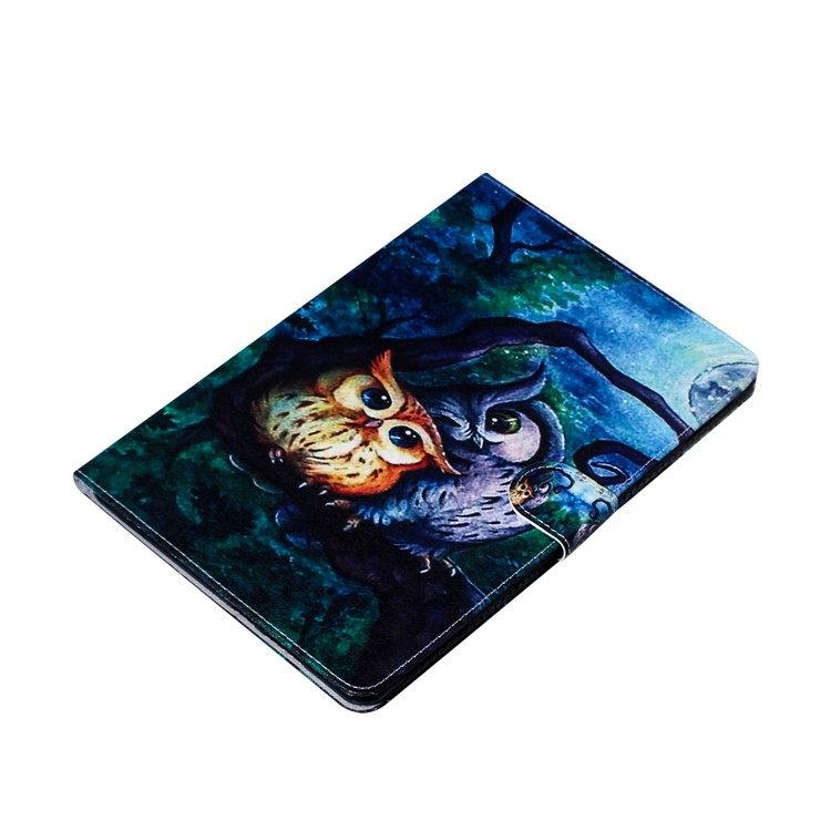 Pattern Printing Wallet Stand Leather Tablet Case for Huawei MediaPad M6 8.4-inch - Owl-4