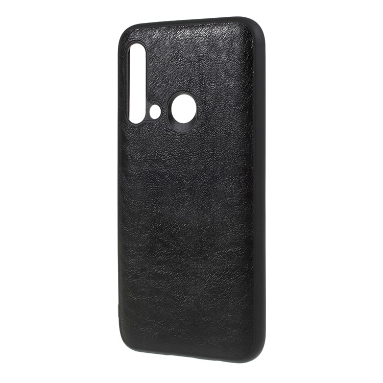 Crazy Horse Leather Coated PC + TPU Back Case for Huawei P20 lite (2019) / nova 5i - Black-2