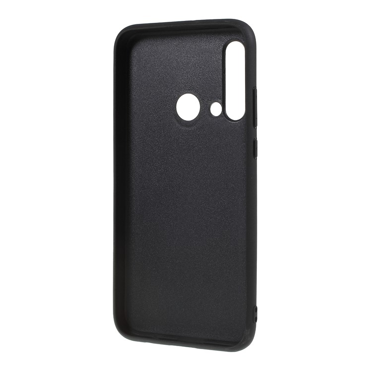 Crazy Horse Leather Coated PC + TPU Back Case for Huawei P20 lite (2019) / nova 5i - Black-3