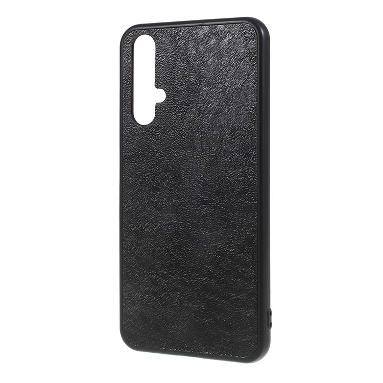 Crazy Horse Leather Coated PC + TPU Back Phone Case for Huawei Honor 20 / nova 5T - Black-2