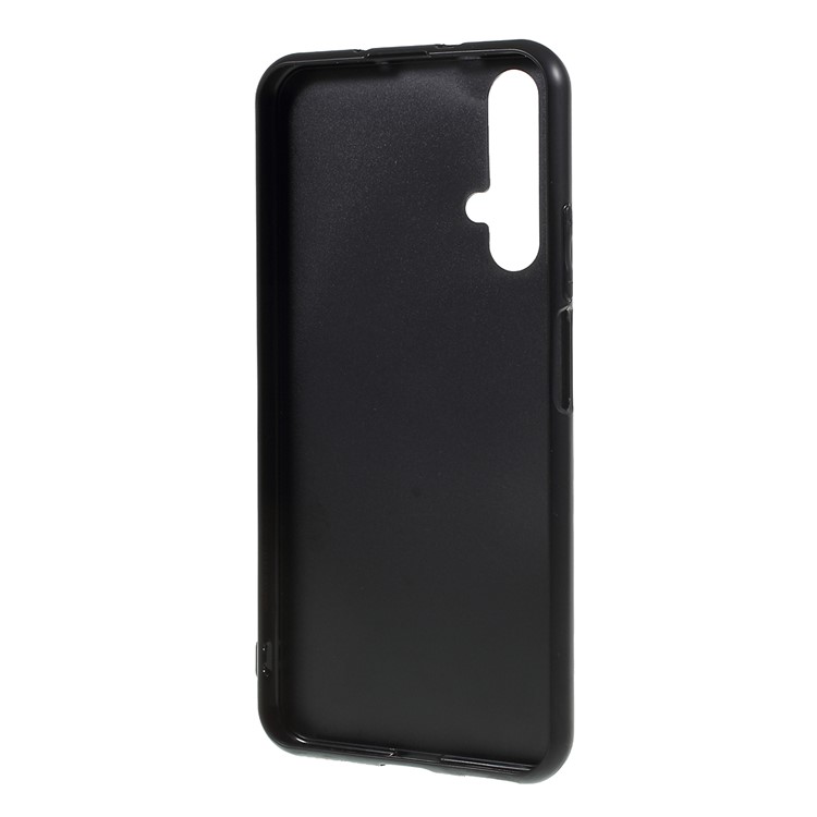 Crazy Horse Leather Coated PC + TPU Back Phone Case for Huawei Honor 20 / nova 5T - Black-3