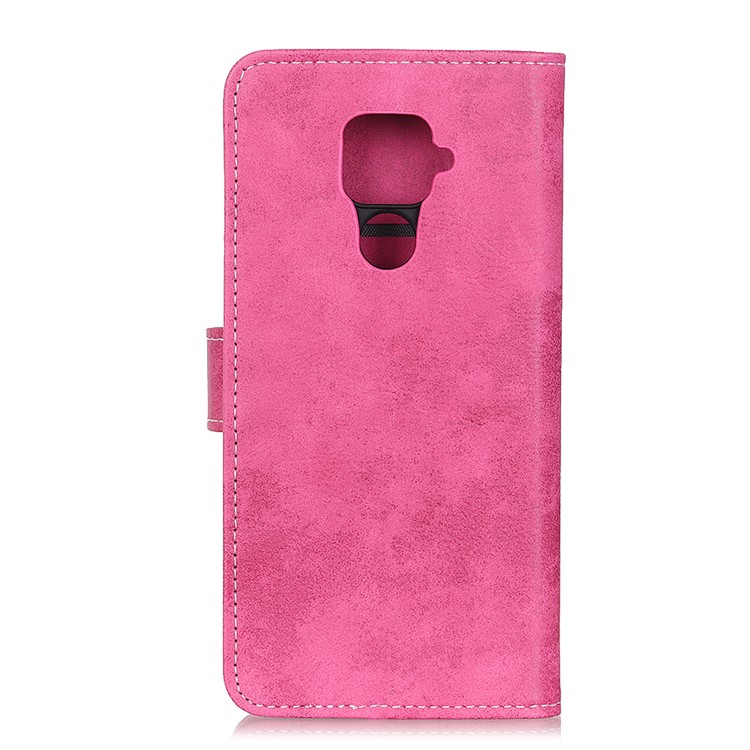 Vintage Style Leather Wallet Case for Huawei Mate 30 Lite / nova 5i Pro - Rose-3