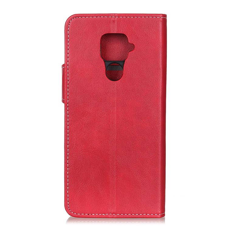 S Shape Wallet Leather Protection Cover Shell for Huawei Mate 30 Lite / nova 5i Pro - Red-3