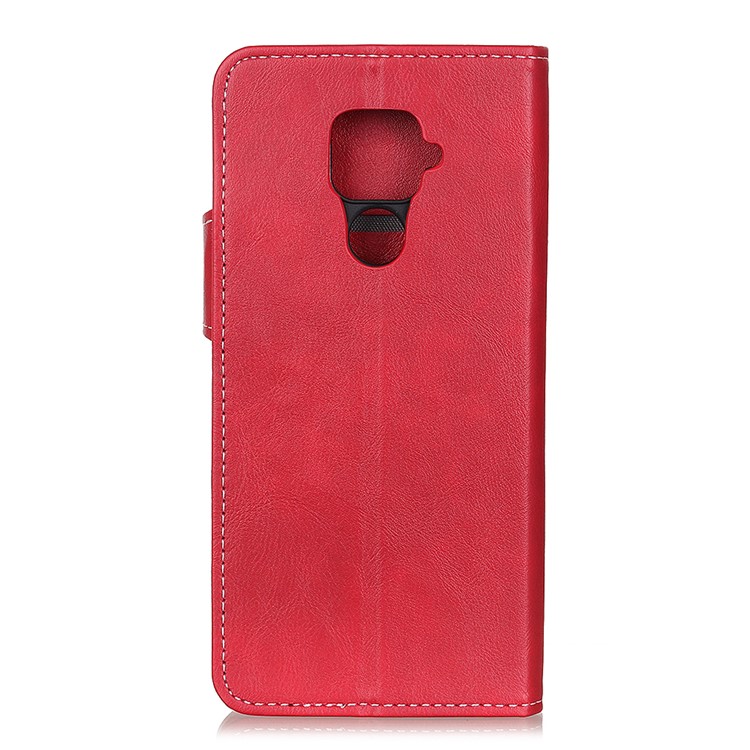 S Shape Wallet Leather Protection Cover Shell for Huawei Mate 30 Lite / nova 5i Pro - Red-3