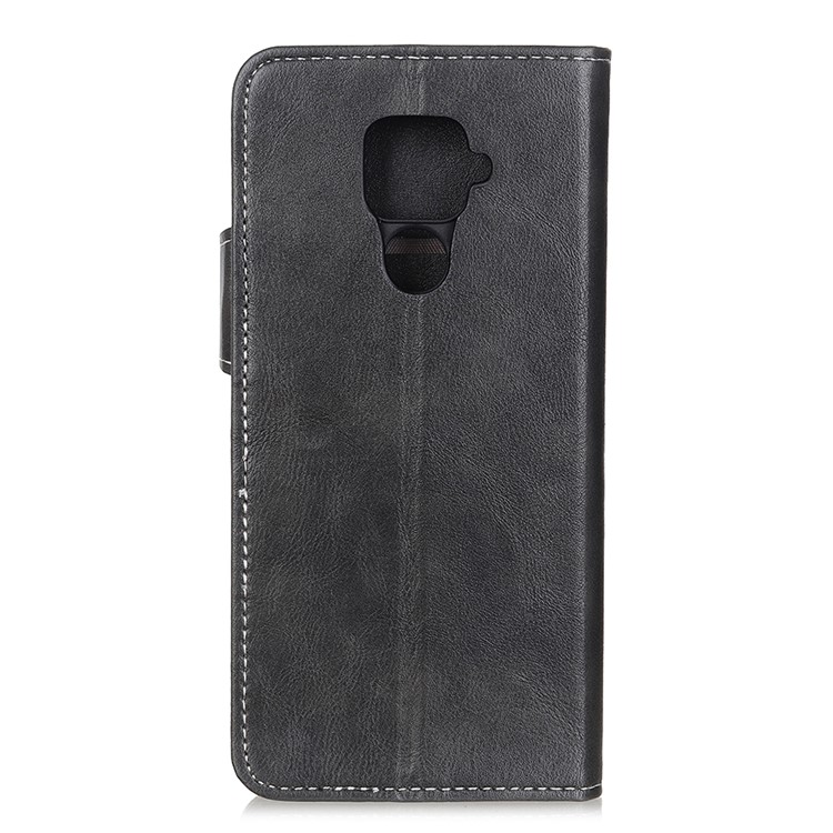 S Shape Wallet Leather Protection Cover Shell for Huawei Mate 30 Lite / nova 5i Pro - Black-3