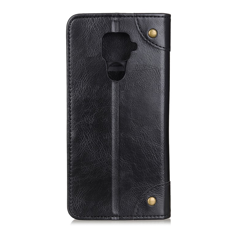 Crazy Horse Auto-absorbed Split Leather Wallet Case for Huawei Mate 30 Lite / nova 5i Pro - Black-7