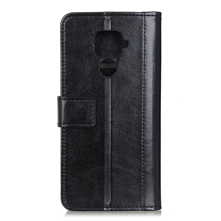 Rivet Decorated Crazy Horse Leather Wallet Case for Huawei Mate 30 Lite / nova 5i Pro - Black-2