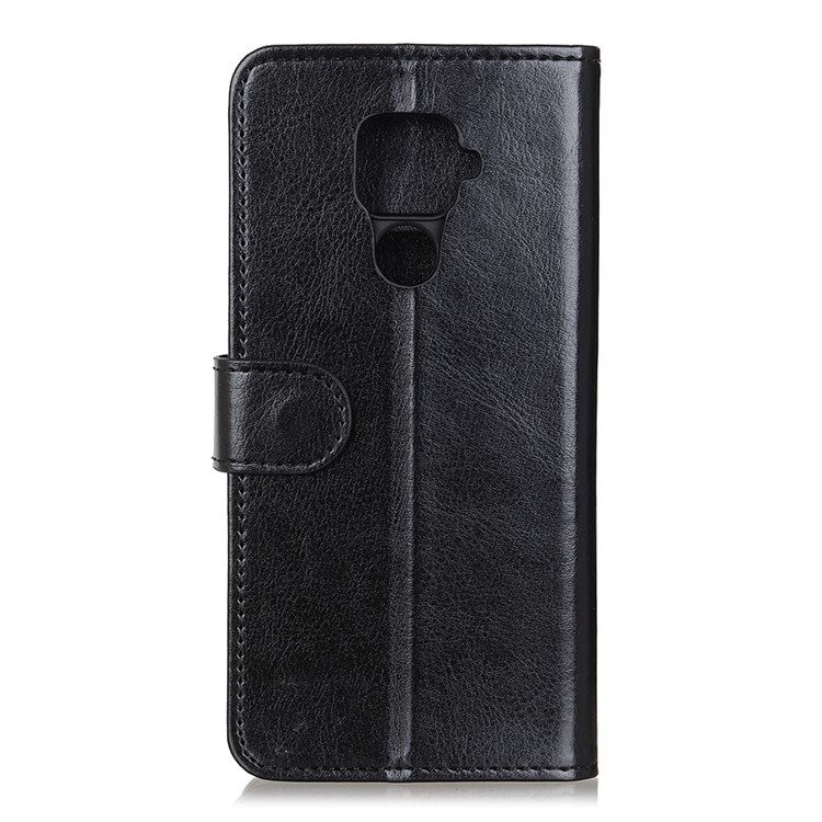 Crazy Horse Leather Wallet Case for Huawei Mate 30 Lite / nova 5i Pro - Black-3