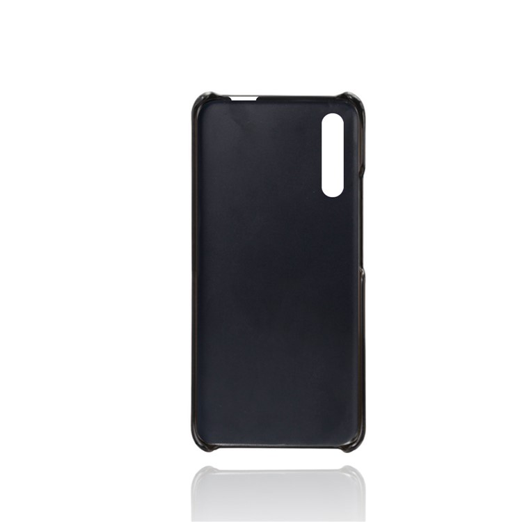 Double Card Slots PU Leather Coated Hard PC Case for Huawei Honor 9X / Honor 9X Pro - Black-5