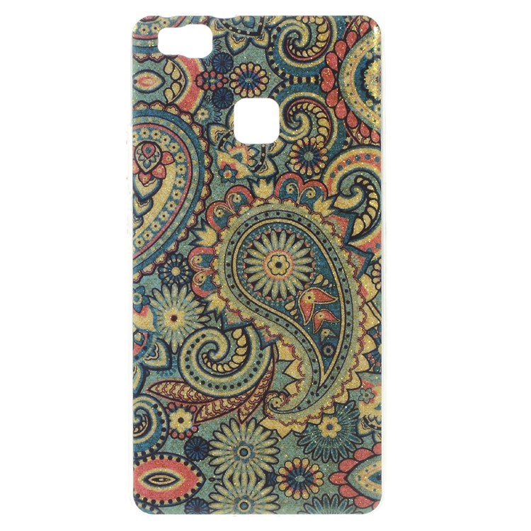Patterned TPU Phone Cover for Huawei P9 Lite / G9 Lite - Paisley Flowers-1