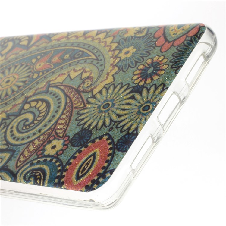 Patterned TPU Phone Cover for Huawei P9 Lite / G9 Lite - Paisley Flowers-3