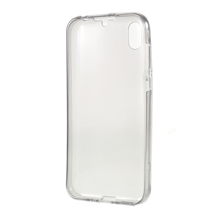 Caso De Telefone TPU Cobertura Única Cor Completa Para Huawei Y5 (2019) / Honra 8S - Cinzento-3