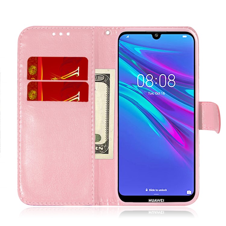 Support En Cuir Pour Huawei Y6 (2019, Avec Capteur D'empreintes Digitales) / Y6 Prime (2019) - Renard-8