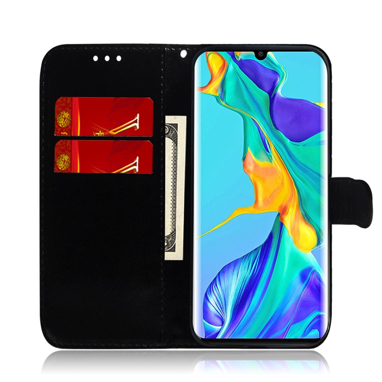 Pattern Printing PU Leather Phone Case for Huawei P30 Pro - Pandas-8