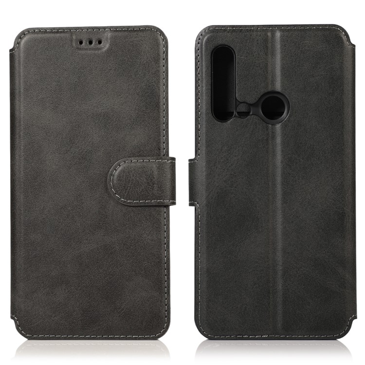 Extreme Series Folio PU Leather Wallet Phone Case for Huawei P20 lite (2019)/nova 5i - Black-2