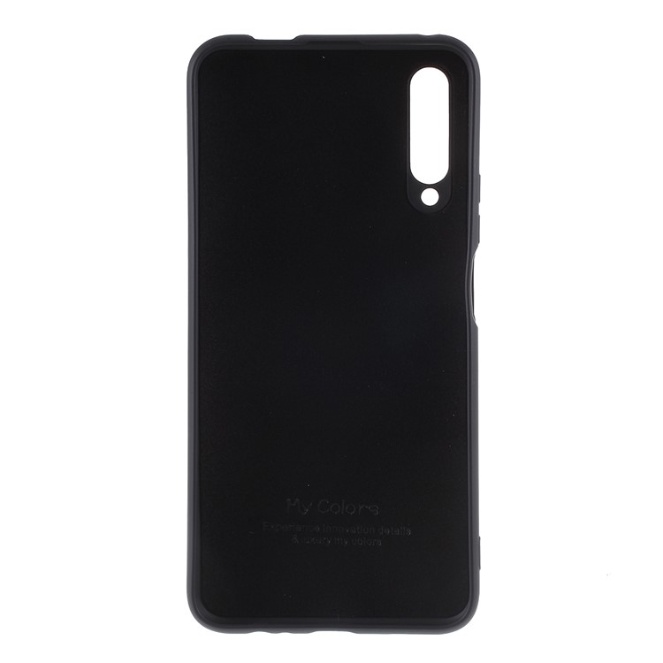 Liquid Silicone Soft Cell Phone Case for Huawei Honor 9X - Black-2