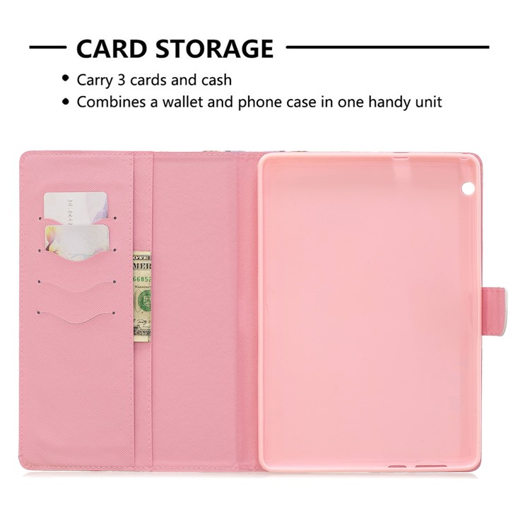 Étui En Cuir De Support De Portefeuille D'impression De Modèle Pour Le Huawei Mediapad T3 10 - Papillons-10