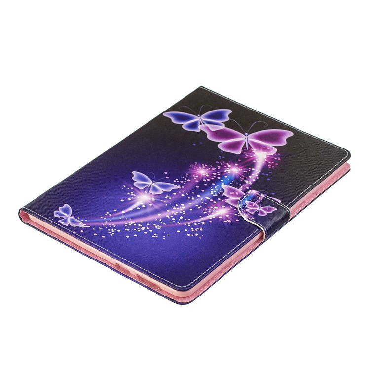 Étui En Cuir De Support De Portefeuille D'impression De Modèle Pour Le Huawei Mediapad T3 10 - Papillons-6