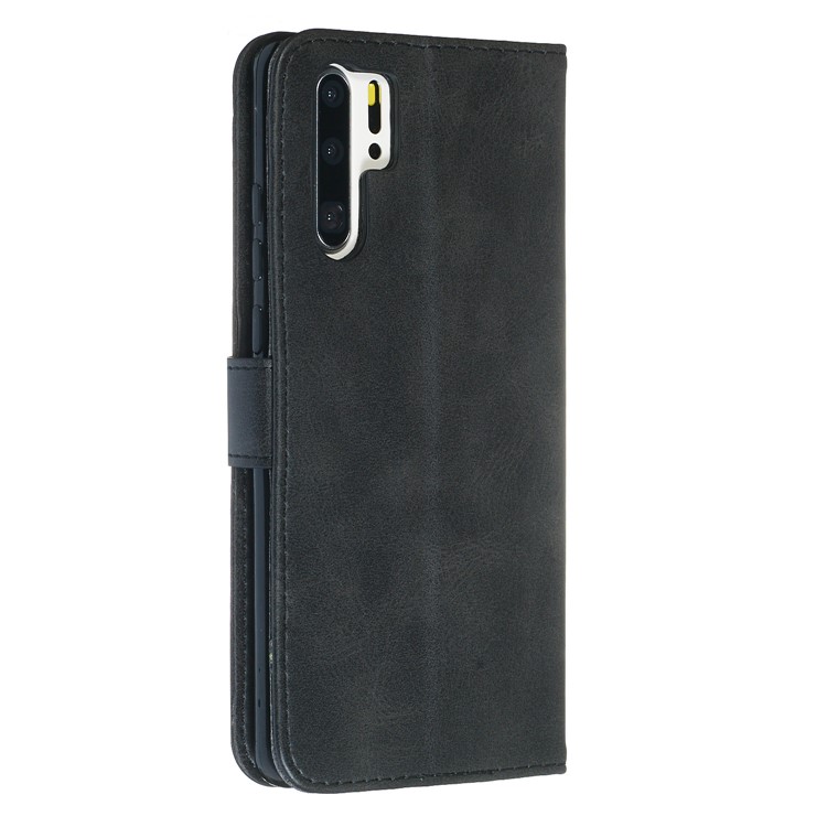 Zipper Pocket Wallet Stand PU Leather Case for Huawei P30 Pro - Black-8