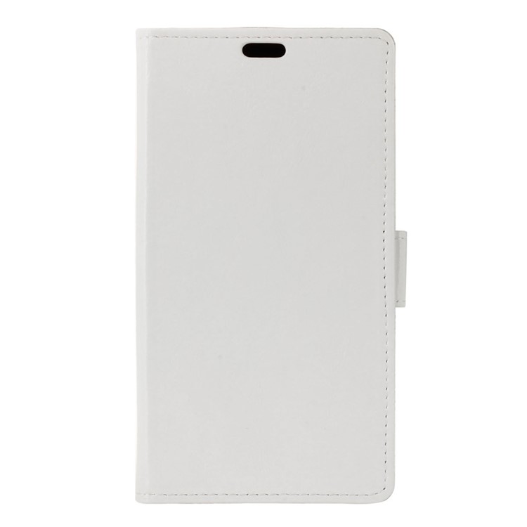 Crazy Horse Leather Wallet Cover for Huawei Honor 5c / GT3 - White-1